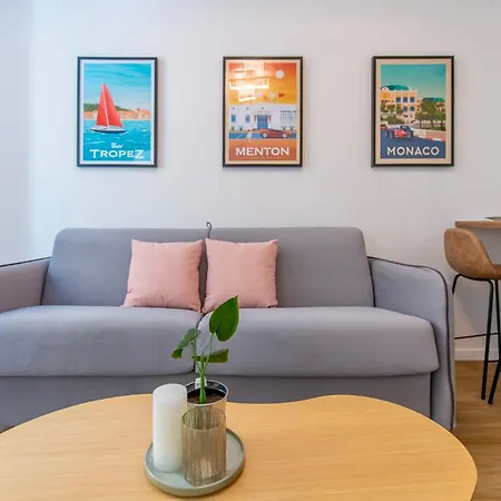 St Michel - Beau 3pieces En Centre-ville Climatise * Menton