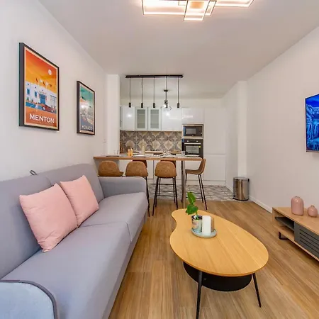 Lägenhet St Michel - Beau 3pieces En Centre-ville Climatise Menton